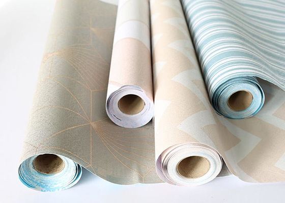 Su geçirmez PVC Duvar Kağıdı Etiket Rulosu 45cm 60cm Dekoratif
