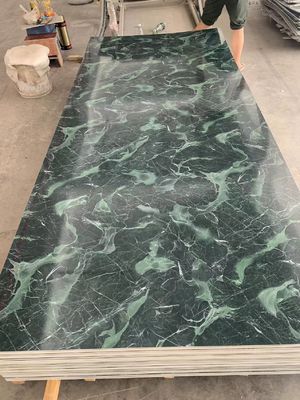 İç Duvar Dekorasyonu Suya Dayanıklı PVC UV Mermer Plastik Levha 1220x2800mm