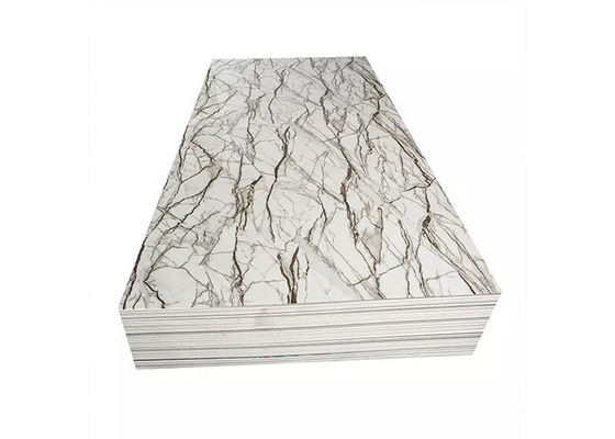 İç Duvar Dekorasyonu Suya Dayanıklı PVC UV Mermer Plastik Levha 1220x2800mm