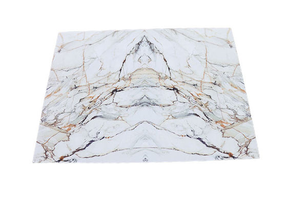 İç Duvar Dekorasyonu Suya Dayanıklı PVC UV Mermer Plastik Levha 1220x2800mm