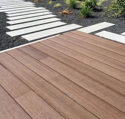 140x25mm Kompozit Güverte Panoları Bahçe İçin Ahşap Plastik Kompozit Zemin Kaplaması