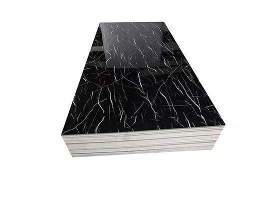 Su geçirmez İç Dekoratif PVC Mermer Levha UV Mermer Paneller 2mm - 5mm
