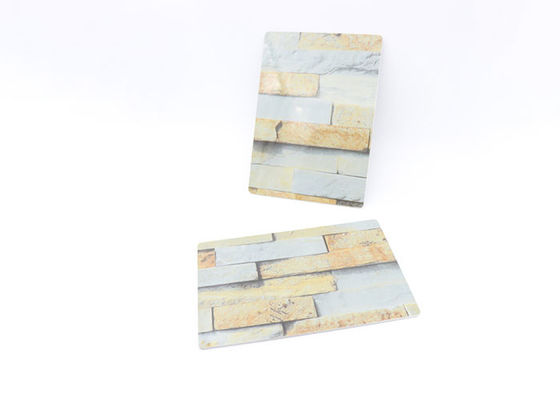 1220x2440x3mm PVC UV Mermer Levha Mermer Alternatif İç Dekoratif