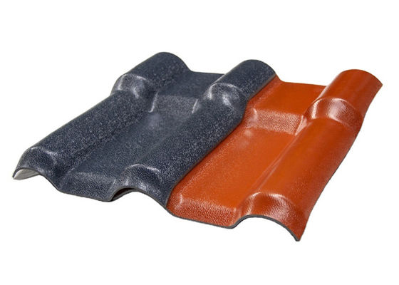 Plastik Sentetik Reçine ASA PVC Oluklu Kiremit Yangına Dayanıklı