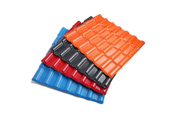 Plastik Sentetik Reçine ASA PVC Oluklu Kiremit Yangına Dayanıklı