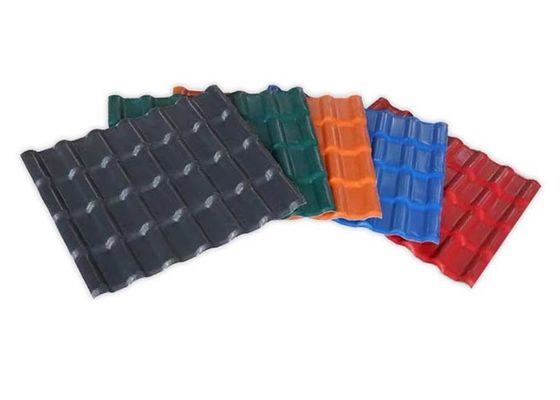 Hafif PVC Kiremit 0.8mm - 3.2mm Plastik Çatı Malzemesi Asa Pvc Kiremit
