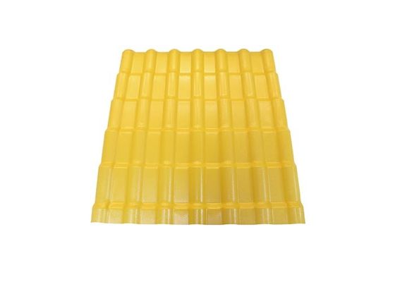 Plastik Reçine PVC Kiremit Fabrika Çatı Dekoru İçin Kolay Kurulum Kiremitleri