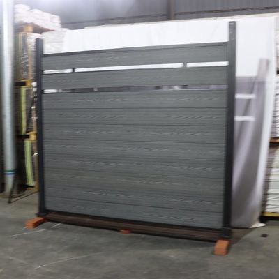 Bahçe Co Ekstrüzyon WPC Çit Paneli Ahşap Plastik Kompozit Küf Geçirmez