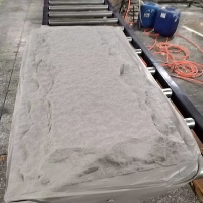 Hızlı Kurulum PU Sahte Taş Duvar Paneli Mantar Taşı Poliüretan 1200 * 600mm