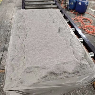 Hızlı Kurulum PU Sahte Taş Duvar Paneli Mantar Taşı Poliüretan 1200 * 600mm