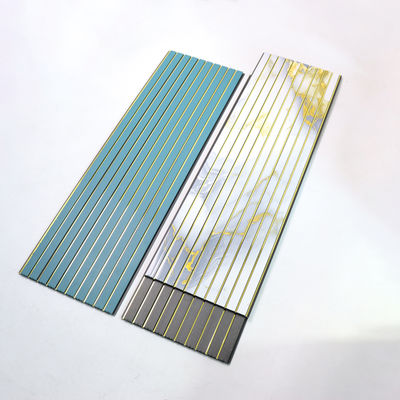 Modern Ev Dekoru PVC Tavan Paneli Duvar Taşı olarak 3D Dokusuzluk PVC Duvar Paneli Oturma Odası Yatak Odası Özelliği Duvar