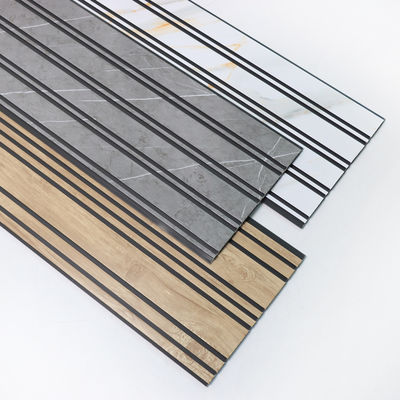 Ticari sınıf PVC Duvar Paneli Yüksek dayanıklılık Nemden Koruma Duvar Tahta Ofis Dükkanı Restoran Otel Duvarı