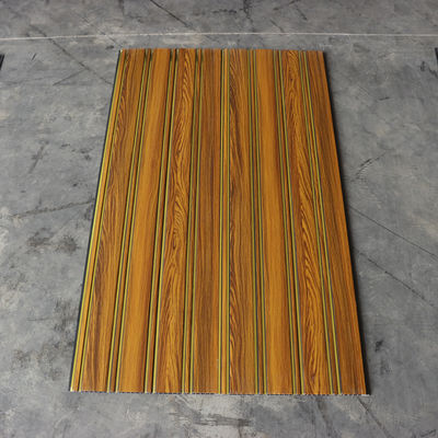 Ticari sınıf PVC Duvar Paneli Yüksek dayanıklılık Nemden Koruma Duvar Tahta Ofis Dükkanı Restoran Otel Duvarı