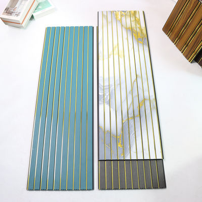 Ticari sınıf PVC Duvar Paneli Yüksek dayanıklılık Nemden Koruma Duvar Tahta Ofis Dükkanı Restoran Otel Duvarı