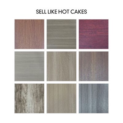 Kolay Kurulum ve Çıkarılabilir Dekoratif Zemin Filmi, Gerçekçi Desenlerle