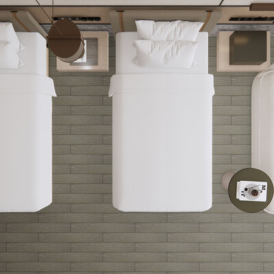 Çıkarılabilir 0.7mm PVC Vinyl Yer Yastığı Rulo Etiketi