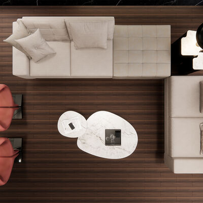 Ofis Zemin Yapıştırıcı Vinyl Kendine yapıştırıcı Alet veya yapıştırıcı gerekmez