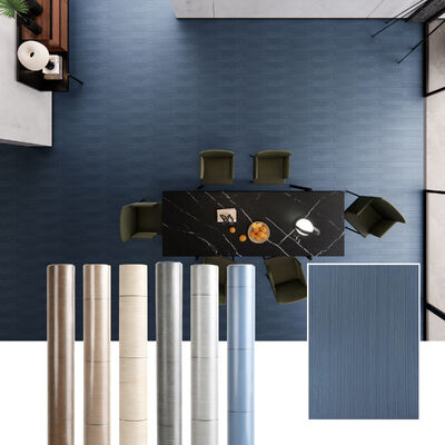 0.7mm Yapışkanlı Zemin Çıkartmaları Mantar Veya Yumuşak Doku Desenli