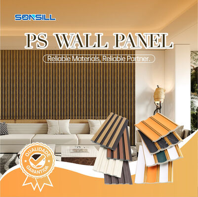 Kolay Kurulum Az Bakım PS duvar panelleri Polistiren duvar panelleri suya dayanıklı