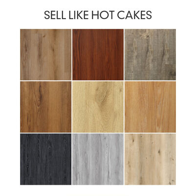 Formaldehit E0 SPC Zemin PVC Yapraktaşı Ham Maddeyle Ticari ve Konut Uygulamaları için Üstün Dayanıklılık Zemin Çözümü