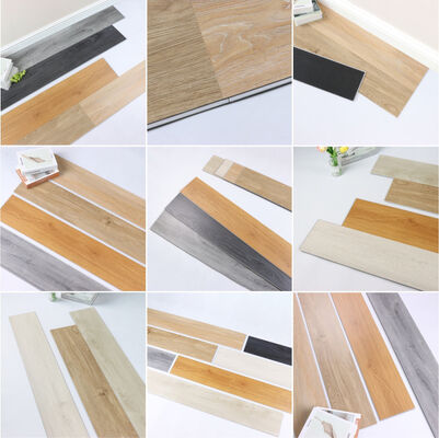 Formaldehit E0 SPC Zemin PVC Yapraktaşı Ham Maddeyle Ticari ve Konut Uygulamaları için Üstün Dayanıklılık Zemin Çözümü