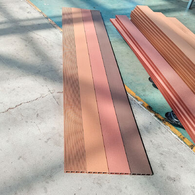 Dış WPC Duvar Panel Sistemi Dış Duvar Kaplama için Su geçirmez Ahşap Plastik Kompozit