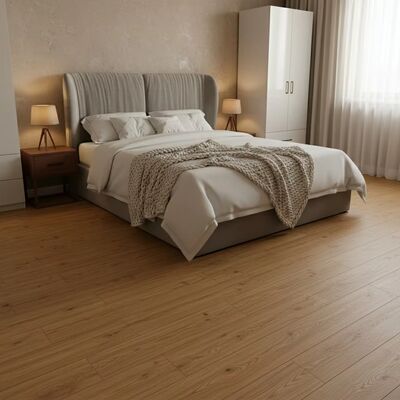 Su geçirmez Spc 5mm Sert Vinil Yüzer Zemin 20mil Aşınma Katmanı Tıklama Kilit Tahtası