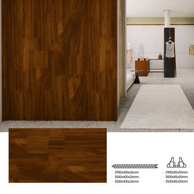 PVC Bölme Duvar Paneli Oda Ayırma için Kolay Kurulum İç Bölücü Dekoratif Pano