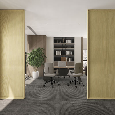 Su geçirmez Yangın geçirmez Nem geçirmez PVC Bölme Paneli İç mekan bölümü için duvar paneli