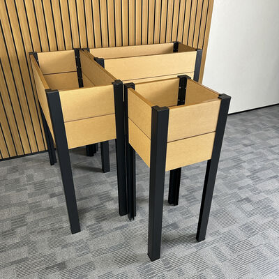 Metal Ayaklı Yükseltilmiş Bahçe Yatağı, Dış Mekan Sebze, Çiçek ve Ot Yetiştiriciliği İçin