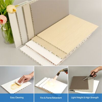 Hafif Alüminyum Bal çekirdeği paneli / Bal çekirdeği alüminyum levhası 1220 × 2440 mm