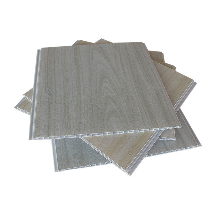 Güney Amerika İçin Yüksek Parlak Kapalı Ahşap 250x8mm Baskı PVC Tavan Paneli