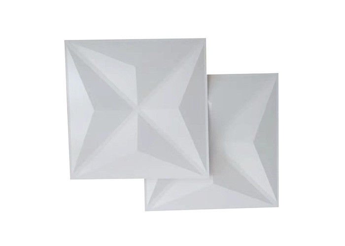 Duvarlar için PVC Reçine Suya Dayanıklı Ev Dekoratif 3D İç Cephe Paneli