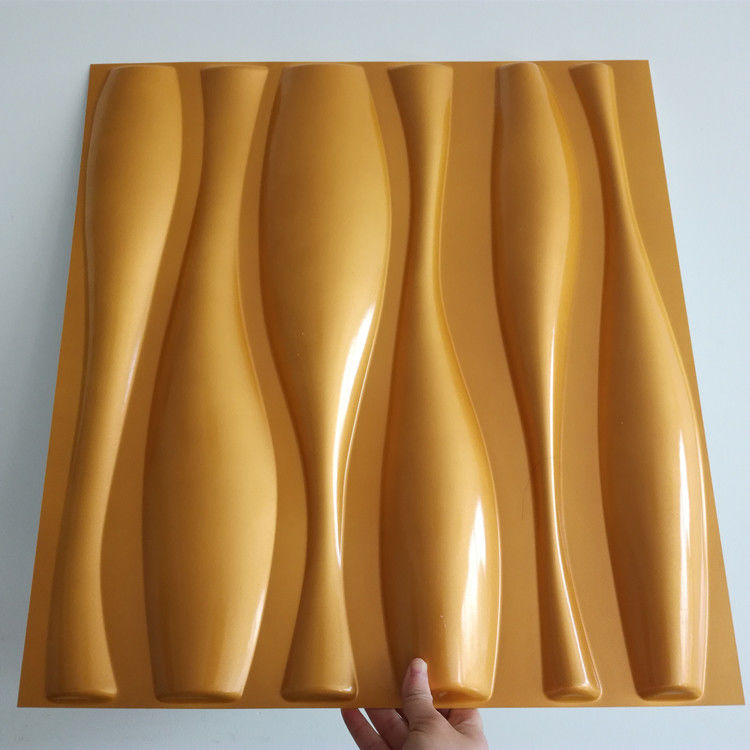 50x50cm Dekoratif 3D Duvar Panelleri Ev İç Mekan Modern Tasarım %100 PVC