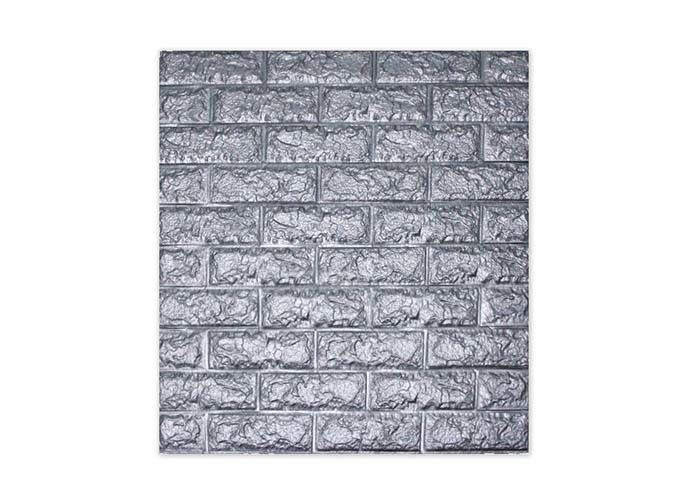 Oturma Odası Dekoru İçin Kendinden Yapışkanlı 3D Köpük Tuğla Dekoratif Köpük Duvar Sticker Rulo
