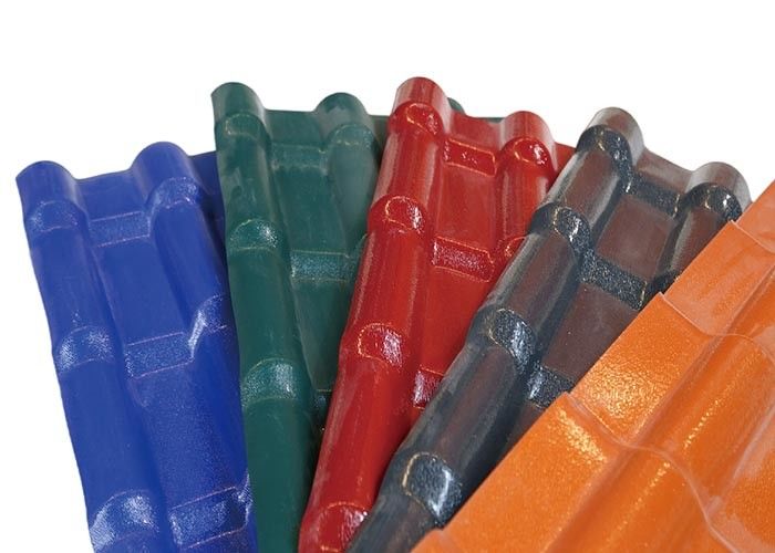 Klasik Tip Çatı Kiremitleri / Çelik Çatı Kaplama Levhası İçin Taş Kaplı Metal Kiremit