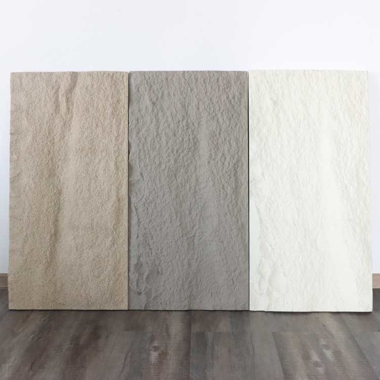 Lüks PU Sahte Taş Panel Tek Duvar Dekoratif 1200 * 600mm 100mm