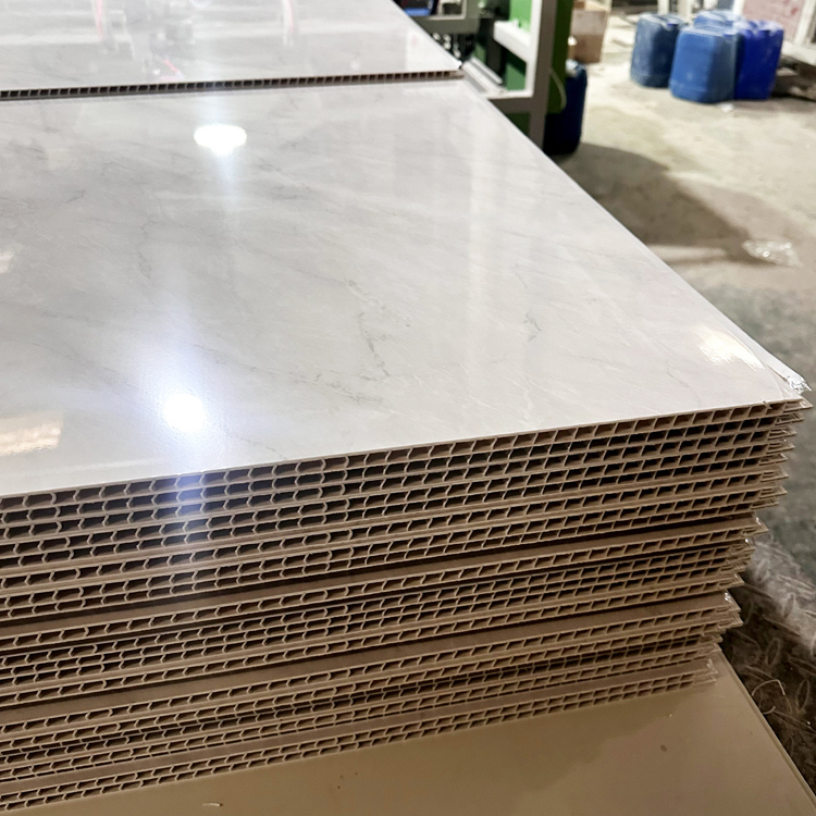 Marble Eco-Friendly Plastic Bathroom Panels For Interior Walls Villa Apartment Waterproof Bathroom