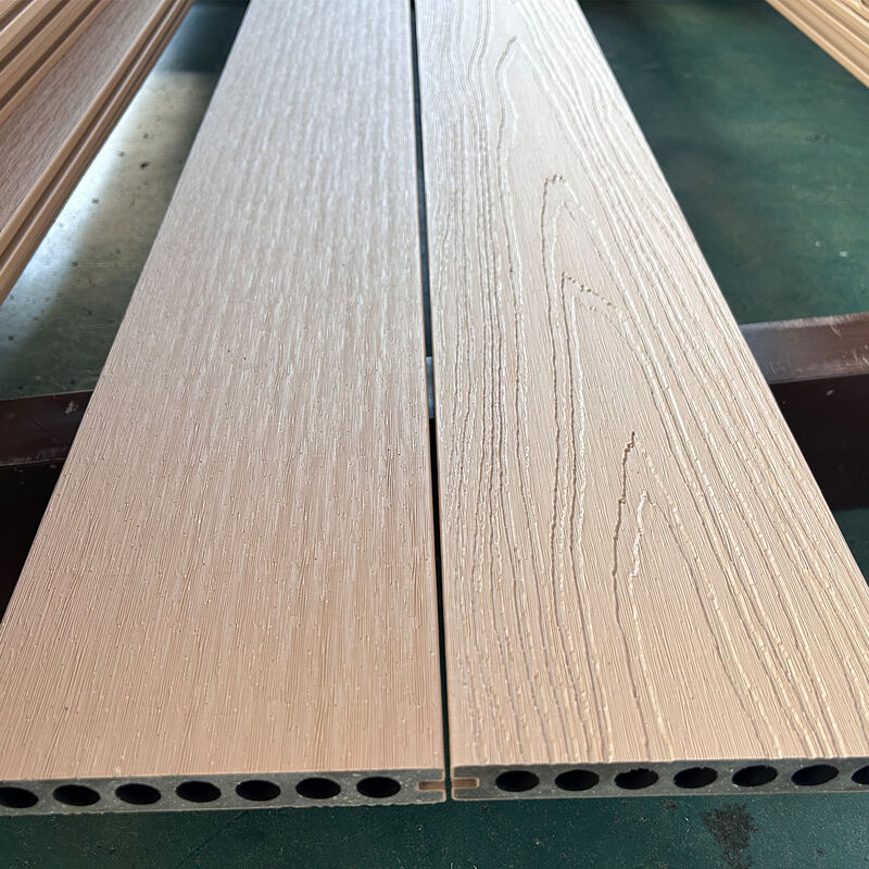 Dış WPC Duvar Panel Sistemi Dış Duvar Kaplama için Su geçirmez Ahşap Plastik Kompozit