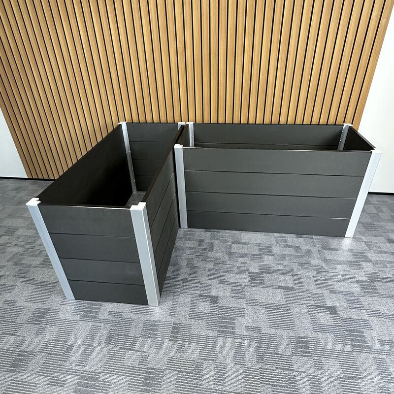 Büyük Yükseltilmiş Bahçe Yatak Saksı Kutusu, Açık Hava Sebze Çiçek Ot Bahçesi İçin