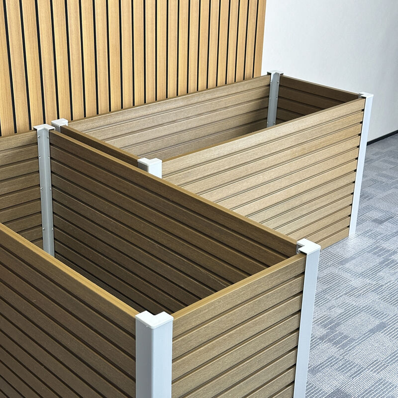 Bahçe Verandası Dış Mekan Dikim Bahçesi Peyzajı İçin Dayanıklı Yükseltilmiş Saksı