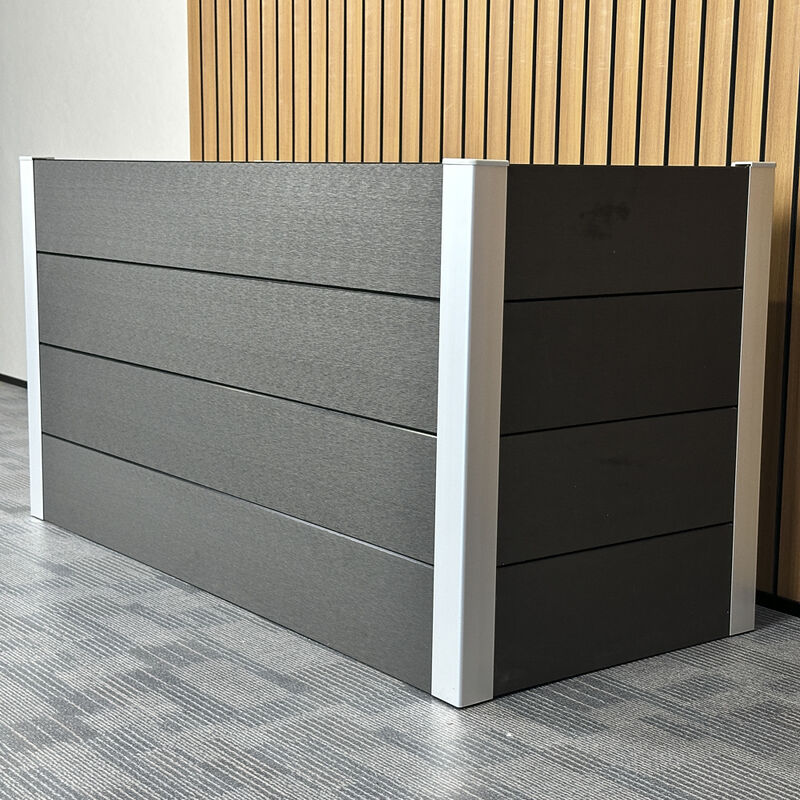 Modern Su Geçirmez Yangın Geciktirici Çevre Dostu Yükseltilmiş Bahçe Yatağı Saksı Kutusu Açık Hava İçin