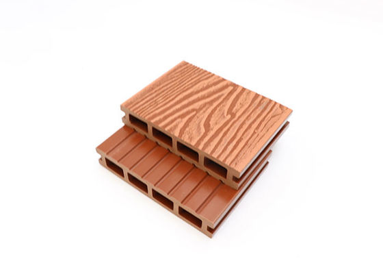 Ahşap Zemin 3D Kabartma Doku WPC Decking Kompozit Güverte Zemini Suya Dayanıklı