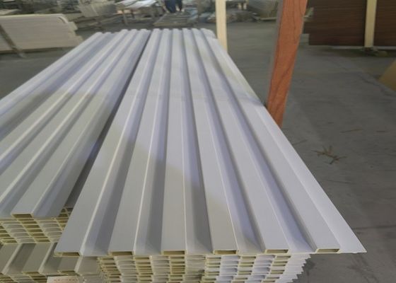 Ahşap Tahıl PVC WPC Duvar Paneli Yivli Duvar Panelleri WPC 3D Duvar Paneli