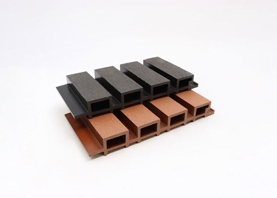 HDPE Dış Cephe WPC Duvar Paneli Suya Dayanıklı WPC Duvar Kaplaması 219x26mm