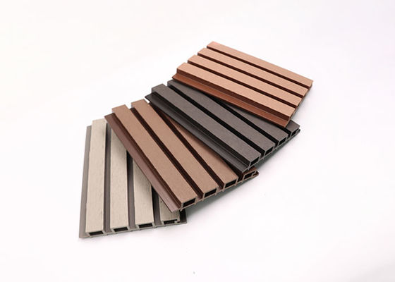 HDPE Dış Cephe WPC Duvar Paneli Suya Dayanıklı WPC Duvar Kaplaması 219x26mm