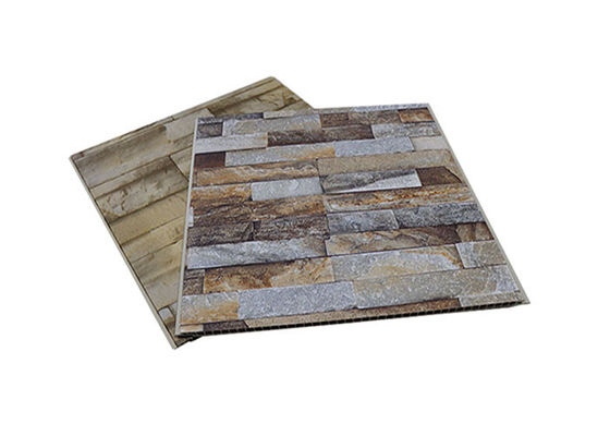 İç Duvar Dekorasyonu İçin Lamine 400x9mm 600x9mm PVC Duvar Panelleri