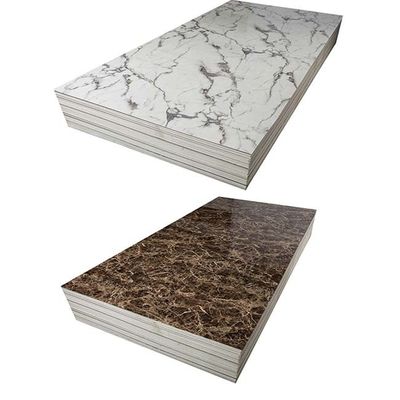 1220x2440 PVC İmitasyon Mermer Levha Suya Dayanıklı Alternatif Pano Duvar Levhası