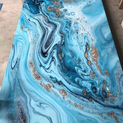 1220x2440 PVC İmitasyon Mermer Levha Suya Dayanıklı Alternatif Pano Duvar Levhası