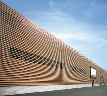 Dış Duvar Dekorasyonu için Co Ekstrüzyon Dış Cephe Paneli 219x26mm